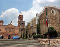 De fachada cubierta de ladrillos rojos, el Templo de Nuestra Señora de Guadalupe, en Tapalpa, Jalisco. EL INFORMADOR / ARCHIVO