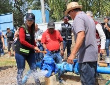 En diciembre de 2024, se llevaron a cabo trabajos de rehabilitación en el pozo, pero estos no resolvieron el problema, por esta razón, se procedió al cambio de la bomba y el motor. CORTESÍA.