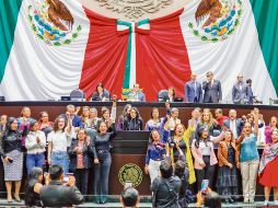 Diputados de morena. El movimiento promete ir unido en las reformas de la Presidenta. ESPECIAL