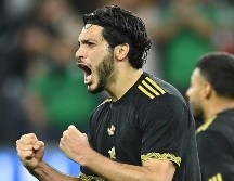 Raúl Jiménez no pudo ocultar su felicidad tras la victoria de México 2-1 sobre Panamá en la final del Final Four de la Concacaf Nations League. IMAGO7.