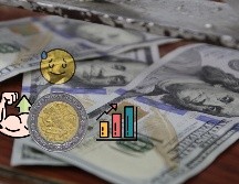 El peso mexicano reportó una apreciación frente al dólar para el inicio de semana. EL INFORMADOR / ARCHIVO