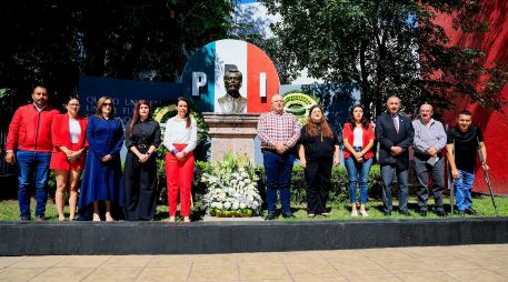 La presidenta del PRI, Laura Haro recordó la frase 