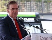 Ebrard anunció que viajará por quinta vez a Washington para negociaciones comerciales con Estados Unidos a una semana del nuevo plazo, del 2 de abril, para que entren en vigor los aranceles promovidos por el presidente Donald Trump. EFE/ A. Cruz.