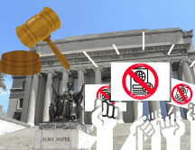 Juez de Estados Unidos falla que alumna de Columbia no puede ser detenida mientras lucha contra deportación. ARCHIVO/EFE/A. Lamartino/CANVA.