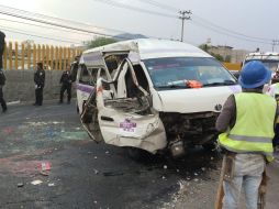 Los heridos fueron trasladados a diferentes hospitales. ESPECIAL.