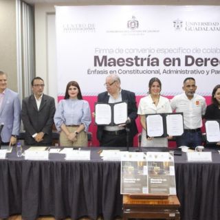 Congreso de Jalisco y UdeG firman convenio para profesionalización legislativa