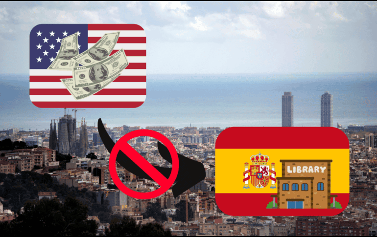 Estados Unidos cancelará una ayuda a Barcelona por incumplir su política contra la diversidad. ARCHIVO/EFE/M. Pérez/CANVA.