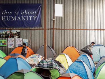 La aplicación “CBP Home” incrementó la duda y el caos para los migrantes. EFE/ J. Terríquez