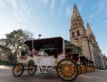 Este miércoles la alcaldesa de Guadalajara, Verónica Delgadillo, entregó 31 nuevas calandrias eléctricas al gremio tapatío, con las cuales, dijo, se mantendrá viva la tradición de los recorridos turísticos por el primer cuatro de la ciudad y sus espacios más emblemáticos. CORTESÍA