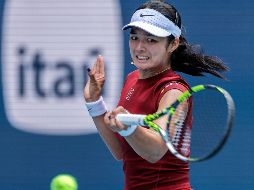 Alexandra Eala ha vencido a tres campeonas de Majors en Miami. EFE/C. Herrera