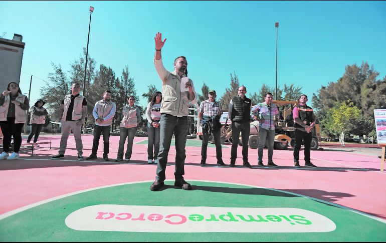 La meta del alcalde de Tlajomulco es que la intervención en la Zona Valles genere comunidad y que la gente se apropie de los espacios públicos. ESPECIAL