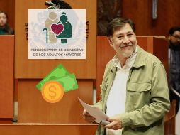 Noroña recordó que debe inscribirse a la Pensión Bienestar de Adultos Mayores. ESPECIAL / X / SENADORES MORENA