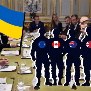 Negocian fuerza internacional para Ucrania en la Cumbre de París