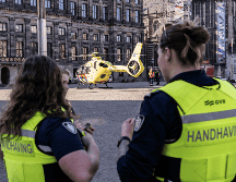 Una persona arrestada luego que cinco resultaron heridas a puñaladas en Ámsterdam. EFE/S. Lenskens