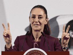 La Presidenta Claudia Sheinbaum remarcó que esperará al 3 de abril para responder a estas medidas del mandatario de EU, Donald Trump. EFE / J. Méndez