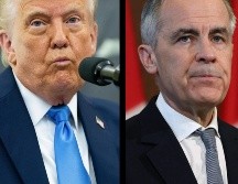 Donald Trump y Mark Carney, en imágenes de archivo. AFP