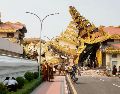Restos de la Pagoda Maha Myat Muni en Mandalay, Myanmar, colapsada tras el fuerte terremoto de magnitud 7.7. EFE