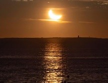 Eclipse Solar 2025 dejó impresionantes imágenes. ESPECIAL / X