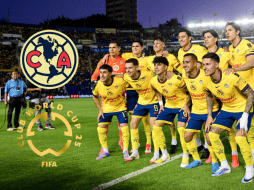 El once inicial del América en el partido ante Tigres en el Clausura 2025. IMAGO7