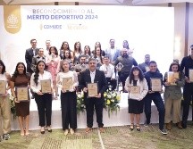 En total se entregaron 12 reconocimientos al Mérito deportivo y 15 menciones honoríficas. CORTESÍA