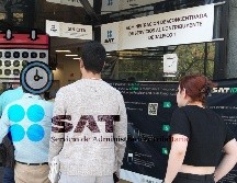 Esta es la disponibilidad que hay en los módulos del SAT en todo México para la primera semana de abril. EL INFORMADOR / ARCHIVO