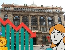 La encuesta mensual de Banxico reveló que, especialistas del sector privado, redujeron el pronóstico de crecimiento del PIB mexicano para 2025. EFE / ARCHIVO / CANVA