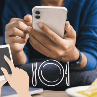 Esto es lo que pasa con la digestión si usas tu celular al comer