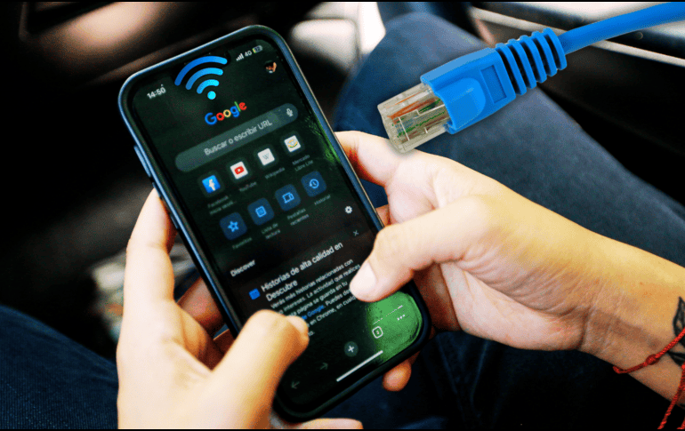 Una cantidad mínima de consumo para Internet en casa puede estar al rededor de unos 100 GB. EL INFORMADOR / ARCHIVO