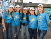 María Nisino, Ale Ferre, Gaby Vértiz, Gaby Acosta y Janny Gómez, organizadoras de la Caminata 2025 Día Mundial Del Síndrome De Down. GENTE BIEN JALISCO / C. Jimeno