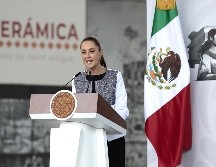 Claudia Sheinbaum afirmó que del portafolio de inversiones en México no ha sido cancelado ningún proyecto. EFE/ J. Méndez
