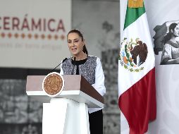 Claudia Sheinbaum afirmó que del portafolio de inversiones en México no ha sido cancelado ningún proyecto. EFE/ J. Méndez