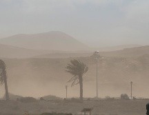 El frente frío número 37, combinado con otros fenómenos meteorológicos, dará paso a rachas de viento intensas en el noroeste, norte y noreste de México. EFE / A. PERDOMO