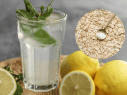 Agua de avena con limón: Una bebida preparada con ingredientes naturales. UNSPLASH / F. HOTCHIN / M. DI ROCCO