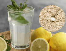 Agua de avena con limón: Una bebida preparada con ingredientes naturales. UNSPLASH / F. HOTCHIN / M. DI ROCCO