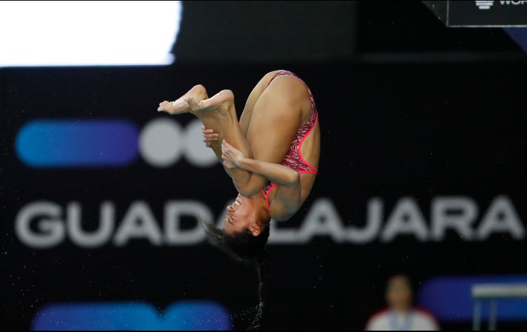 La clavadista mexicana, Gabriela Agúndez tuvo un cierre complicado en las últimas dos etapas de la Final Mixta en la Copa Mundial de Clavados, después de que cometió dos errores que impidieron el medallero para la delegación nacional. EFE / F. Guasco