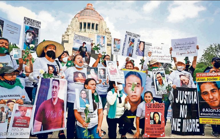 Colectivos en la Ciudad de México buscan que su voz se haga escuchar en la reforma a la ley de búsqueda. EL UNIVERSAL