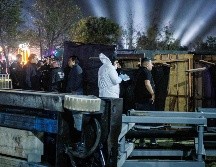 El derrumbe ocurrió cerca de 20 metros del área de prensa, donde se encontraban los dos lesionados. SUN/ Y. Osnaya.