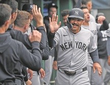 Trent Grisham fue el responsable de dos cuadrangulares ayer frente a los Piratas. AFP/J. Berl