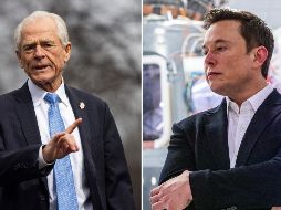 Peter Navarro y Elon Musk han tenido tensas declaraciones cruzadas. EFE / AFP / ARCHIVO