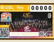 El billete del Sorteo Mayor 3968 conmemoró aniversario 60 de la Orquesta Sinfónica del Instituto Politécnico Nacional. X/lotenal