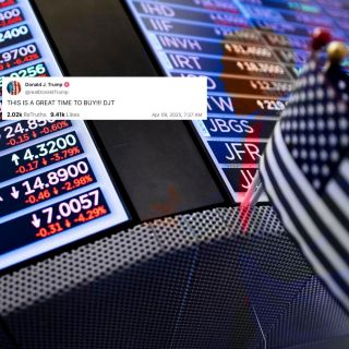 Este es un gran momento para comprar: Trump ante caída de Wall Street