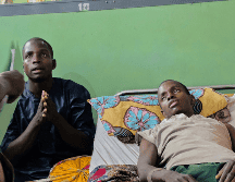 Un paciente que tiene meningitis en el hospital universitario de Maiduguri, Nigeria, el 8 de abril del 2025.  AP / H. Suleiman