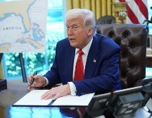 La Casa Blanca informó que ni México ni Canadá formarán parte de los aranceles por el momento. EFE/C. Kleponis