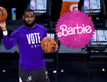 James será el primer basquetbolista con su fugura del mundo de Barbie. AFP/ARCHIVO