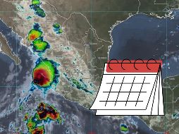 La temporada de ciclones tropicales será este año en estas fechas. ESPECIAL / SMN