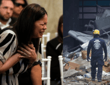 En la imagen, a izquierda, Zulinka, hija del cantante dominicano Rubby Pérez, quien falleció al derrumbarse el techo del centro nocturno Jet Set. AP/M. DELACROIX EFE/O. BARRÍA