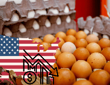 Los precios de los huevos llegaron a 5,90 dólares en febrero, superando el récord anterior de 4,95 dólares por docena. EL INFORMADOR / ARCHIVO