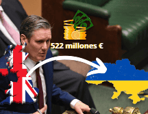 Londres anunciará un nuevo paquete de ayuda militar a Ucrania por 522 millones de euros. ARCHIVO/EFE/J. Taylor/CANVA.