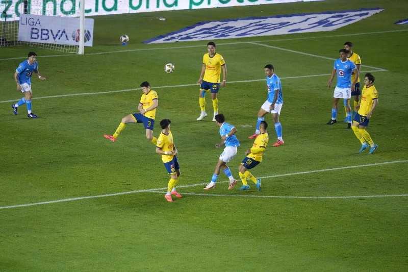 Amaury Morales anota gol, durante el partido de vuelta de las Semifinales del torneo Apertura 2024 de la Liga BBVA MX,  Foto: Imago7/