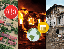 Terremotos, inundaciones e incendios forestales se han registrado durante marzo al rededor del mundo. ESPECIAL